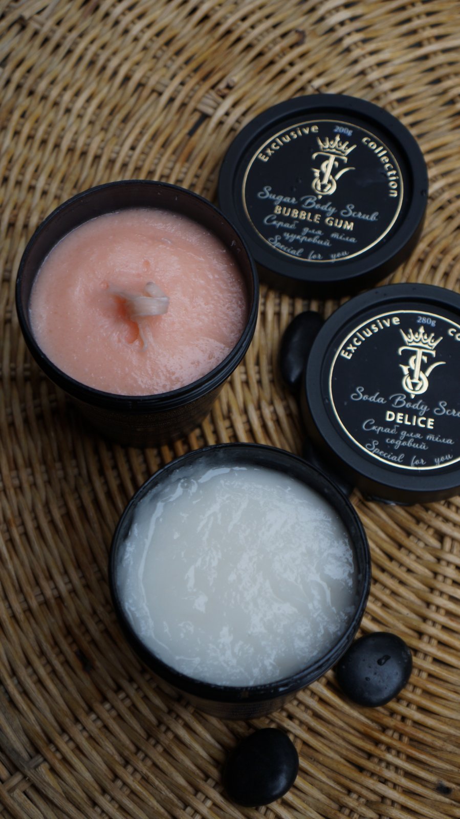 Гіпоалергенний содовий скраб для тіла ``Delice`` ТМ TSV Craft Cosmetology