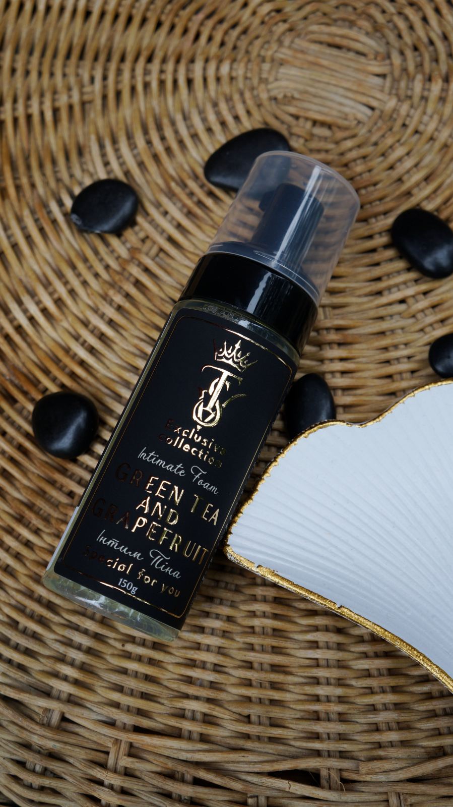 Інтим піна ``Зелений чай та грейпфрут`` ТМ TSV Craft Cosmetology